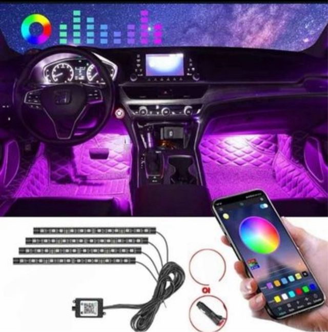 Luces LED Interior Bajos Coche Multicolor