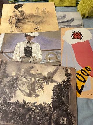 Colección de láminas ABC cien años, 4 láminas