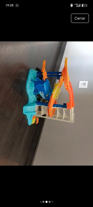 Pista Hot Wheels Tiburón