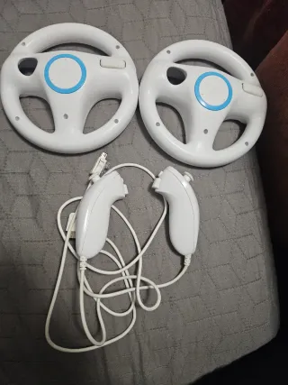 Juego Wii PES 2009 Konami + 2 juegos, 2 vola.+2 ma