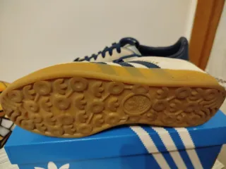 Zapatillas Adidas Gazelle Indoor Beige/Azul