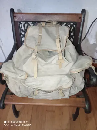 Mochila Lafuma Serre Francesa Lona Vintage