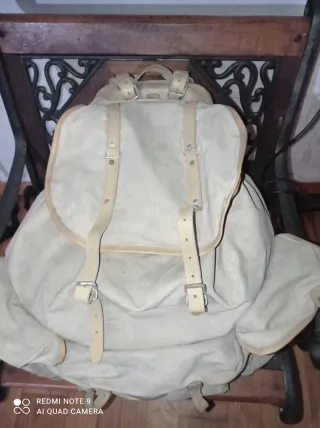 Mochila Lafuma Serre Francesa Lona Vintage