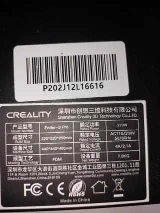 Creality Ender 3 Pro Impresora 3D