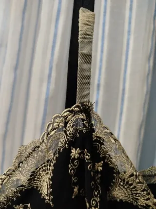 Top lencería La Perla Negro Encaje