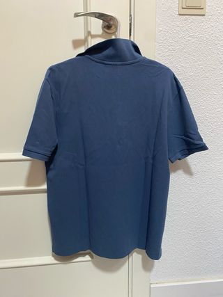 Polo de manga corta color azul y verde. Springfiel