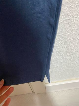 Polo de manga corta color azul y verde. Springfiel