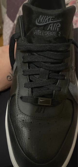 Zapatillas Nike Air Force 1 Negras Blancas