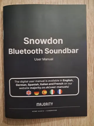 Barra de sonido Majority negra