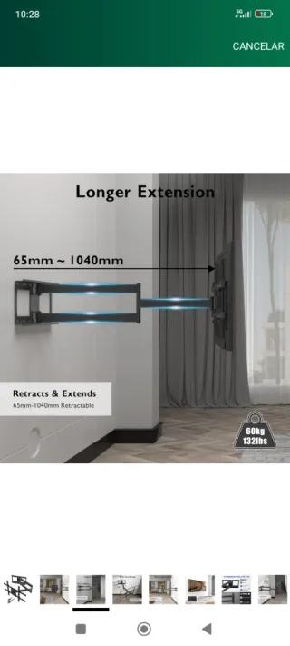 Soporte TV Pared Nuevo de 32"a 75"