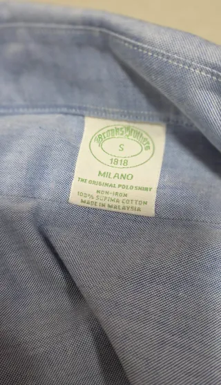 Camisa Brooks Brothers Azul Talla S