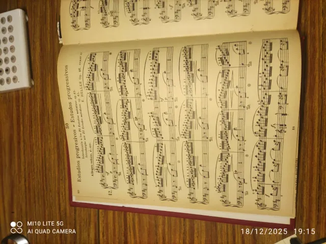 Partituras E. Heller y J.B.Cramer