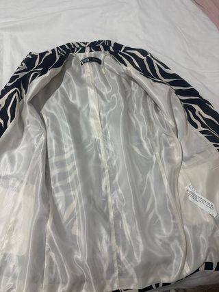 Americana Zara Animal Print Sin Estrenar