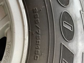 Llantas Toyota HDJ 80 15 + 5 de regalo