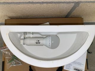 Aplique/Lampara interior de pared, cerámica blanca