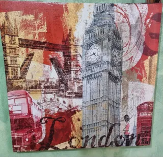 Cuadro Decorativo New York Multicolor