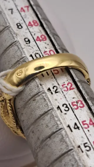 Anillo Oro 18k con Diamantes