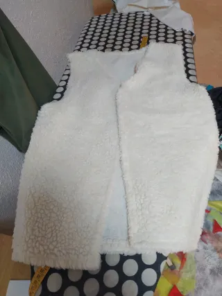 Chaleco casero adulto blanco