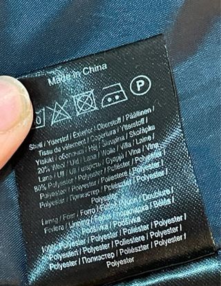 Abrigo ICHI cuadros azul y rosa