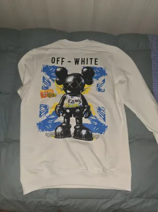 Felpa Off-White bianca
