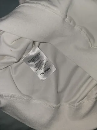 Felpa Off-White bianca