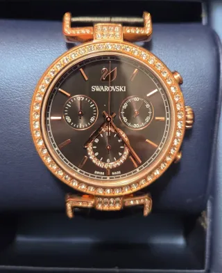 Nuevo Reloj Swarovski Era Journey Chrono Negro