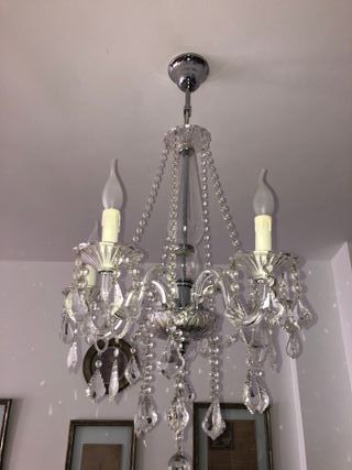 Lámpara araña salón  (regalo otra de repuesto)