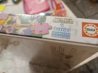 Puzzle Disney Mickey Mouse 4 Puzzles Nuevo