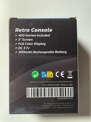 Consola Retro 400 Juegos Amarilla