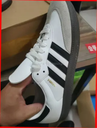 Adidas Samba OG 37 1/3 Gris Blanco