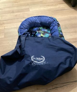 Nido cuna para bebé estampado jungla