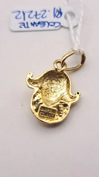 Colgante Oro 18k Máscara Veneciana