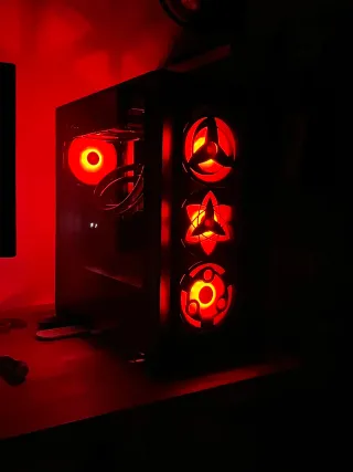 Rejilla Ventilador PC Naruto Sharingan