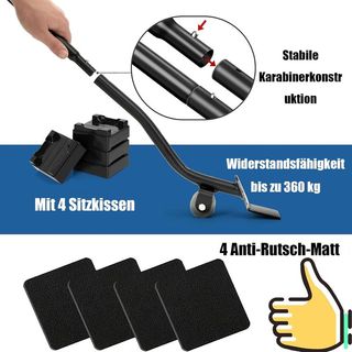 Juego 13 Ruedas Transporte Muebles