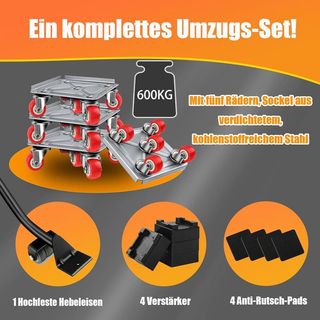 Juego 13 Ruedas Transporte Muebles