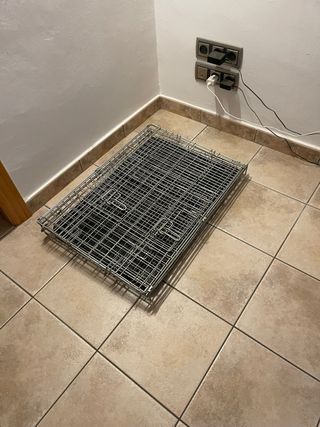 Jaula para perro metálica