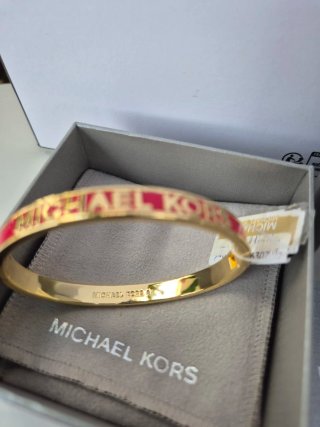 Brazalete Michael Kors Dorado y Rojo PRECIO FINAL.