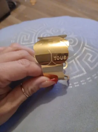 Pulsera Tous Oso Acero Dorado