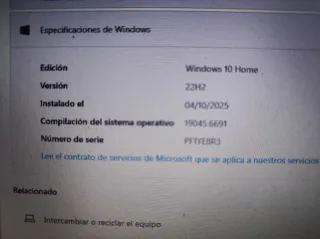 Lenovo LAPTOP-MG9RAS5F 8GB RAM 256GB SSD