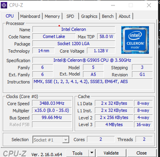 PC Intel i3 Plata