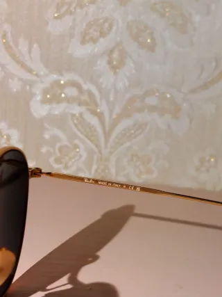 Occhiali Ray-Ban Rotondi Oro Lenti Rosa