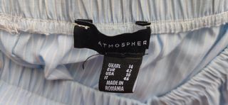 Blusa Atmosphere by Primark azul y blanca