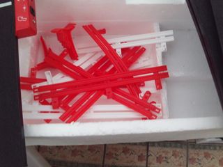 scalextric  artic rally contiene 5 rectas y 8  cur