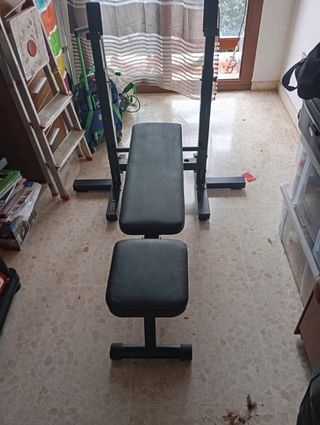 Banco de pesas negro