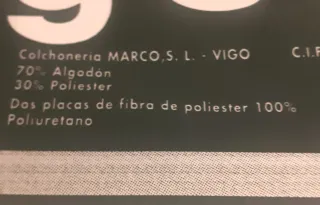 URGE VENTA Colchón reversible invierno verano 1,20