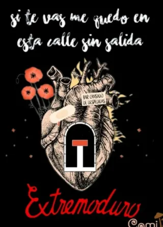 Sudadera Extremoduro Si te vas... Talla M