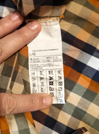 Camisa cuadros chica