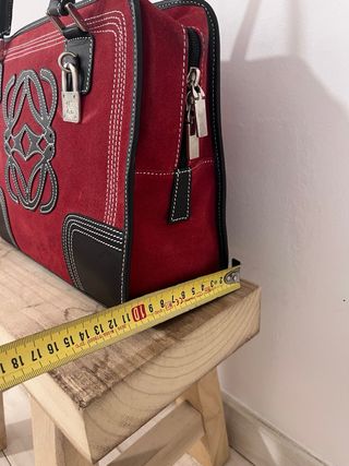 Bolso Loewe Amazona Rojo y Negro