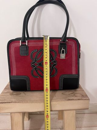 Bolso Loewe Amazona Rojo y Negro