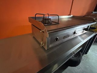 Plancha 100cm con un fuego